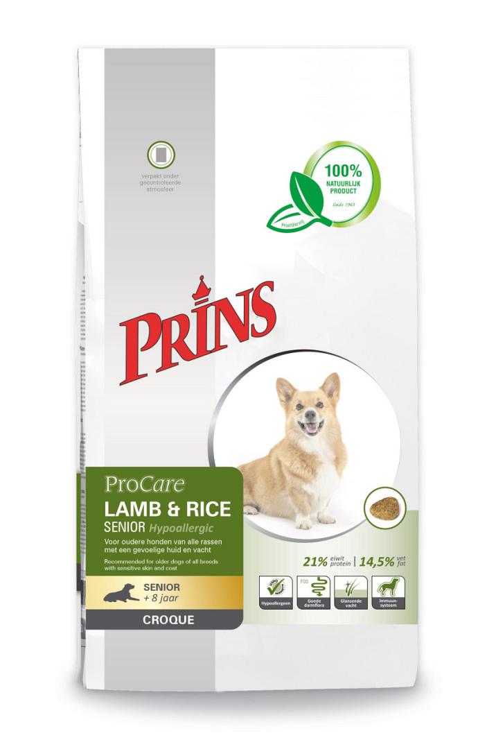 Voorgevoel Mammoet methaan Prins hondenvoer ProCare Croque Lamb & Rice Senior 10 kg | Hano voor uw dier