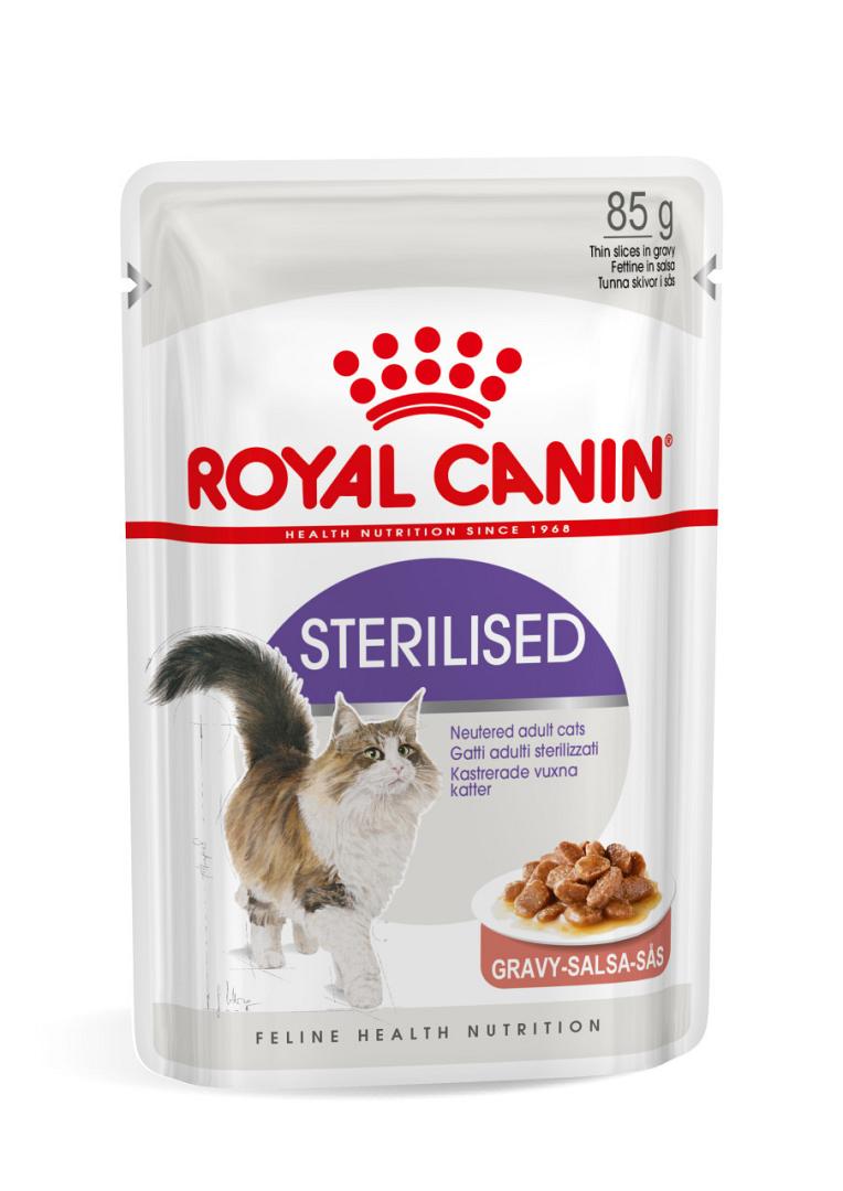 Royal Canin Sterilised in Gravy 12 x 85 gr | Hano voor uw