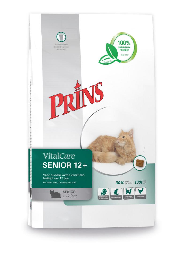 Ansichtkaart IJver Op de een of andere manier Prins kattenvoer VitalCare Senior 12+ 5 kg | Hano voor uw dier