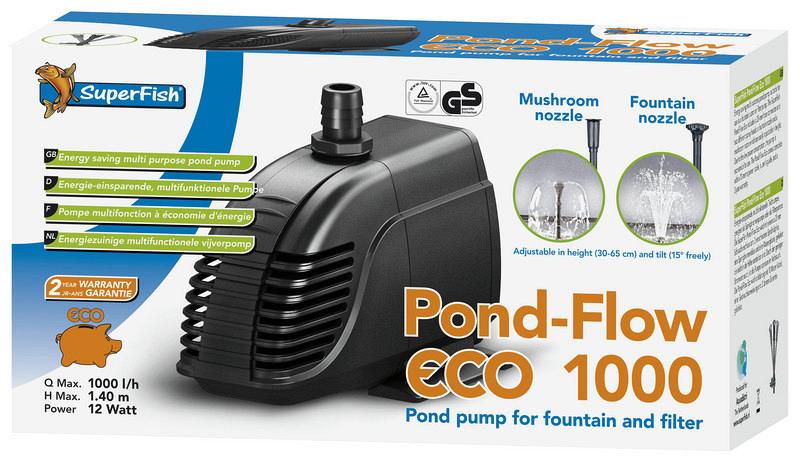 Stralend Mainstream holte SuperFish vijverpomp Pond Flow-Eco 1000 | Hano voor uw dier