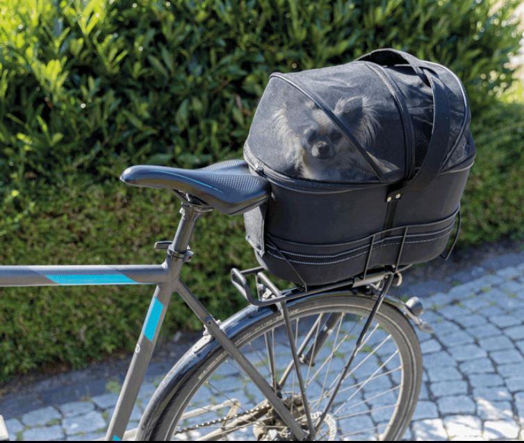 goedkeuren incident leveren TRIXIE fietsmand voor smalle bagagedragers zwart | Hano voor uw dier