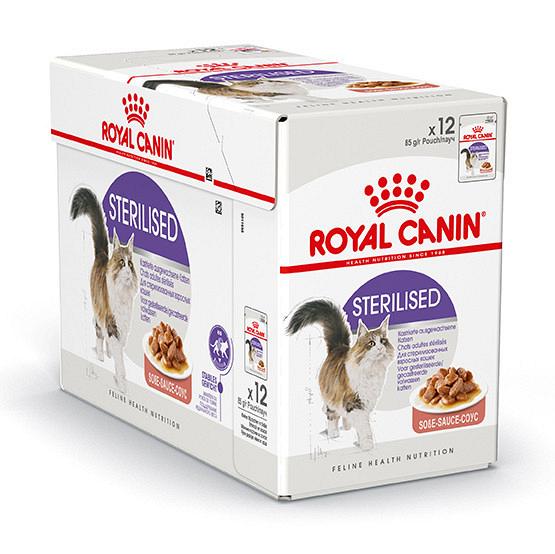 inkt Beide Handschrift Royal Canin kattenvoer Sterilised in Gravy 12 x 85 gr | Hano voor uw dier