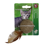Kattenspeelgoed Touwbal met Veren