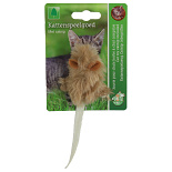 Kattenspeelgoed Muis Staart met Catnip Bruin