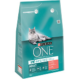 Purina One Kattenvoer Adult zalm en volkoren granen 3 kg