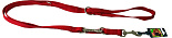Nylon dresseerlijn 200 cm x 20 mm rood