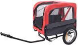 Hondenfietskar Doggy Liner Romero rood/grijs