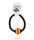 Beeztees Flossytoy Ring en Bal Coby Zwart