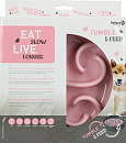 Eat Slow Live Longer Tumble Feeder pink