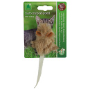 Kattenspeelgoed Muis Staart met Catnip Bruin