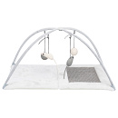 TRIXIE Junior krabmat met speeltjes aan koord grijs/lichtgrijs