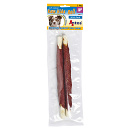 Antos Rawhide White Roll met Duck <br>24 cm 2 st
