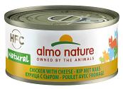 Almo Nature kattenvoer HFC Natural kip en kaas 70 gr