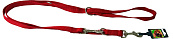 Nylon dresseerlijn <br>200 cm x 20 mm rood
