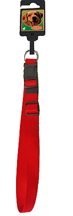 Nylon halsband verstelbaar rood
