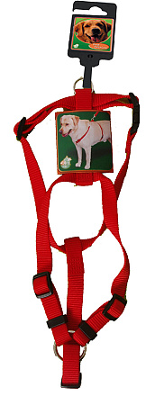 Nylon hondentuig rood 