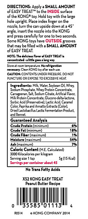 Kong spuitbus Easy Treat peanutbutter