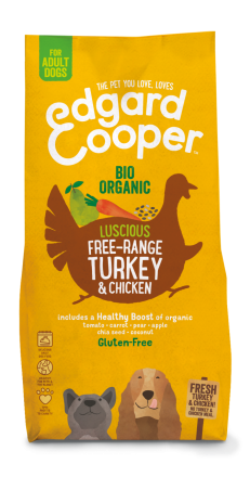 Edgard & Cooper hondenvoer Adult biokalkoen en -kip 7 kg