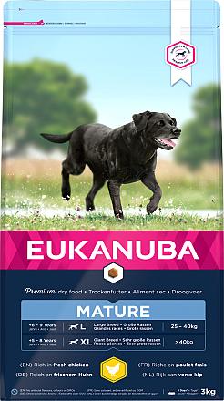 Eukanuba Hondenvoer Mature L/XL Chicken<br> 3 kg