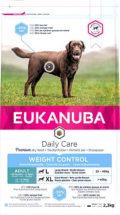 Eukanuba Hondenvoer Adult L/XL Weight Control 2,3 kg