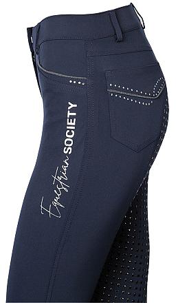 Harry's Horse damesrijbroek Caledon Full Grip Dress blues