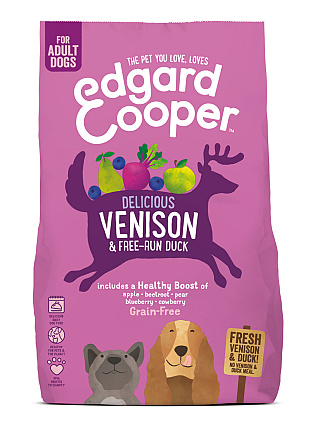 Edgard & Cooper hondenvoer Adult hert en eend 700 gr