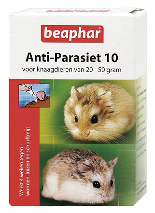 Beaphar Anti-Parasiet 10 knaagdieren van <br>20-50 gr