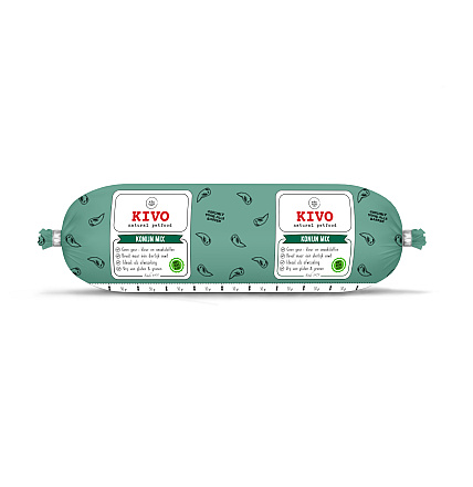 Kivo Hondenvoer<br> Konijn Mix 500 gr