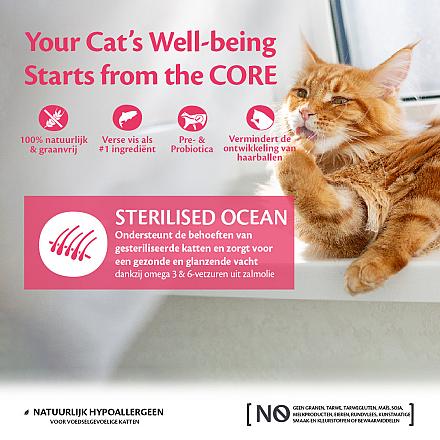 Wellness CORE kattenvoer Sterilised zalm 1,75 kg