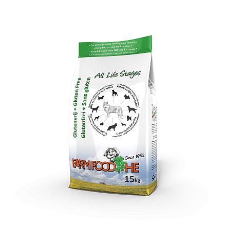 Farm Food hondenvoer HE Glutenvrij 15 kg