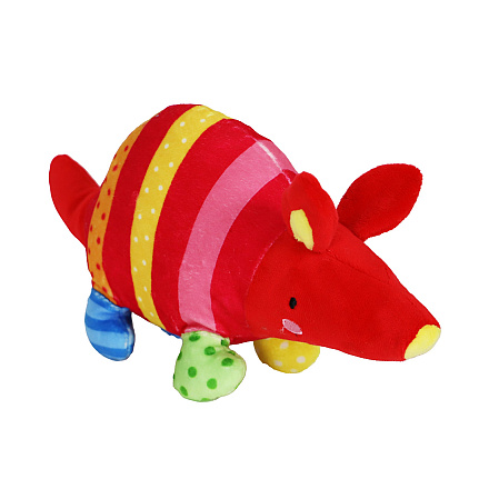 Hondenspeelgoed Gordeldier met Piep <br>26 cm