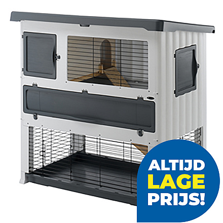 Ferplast knaagdierverblijf Grand Lodge 120 Plus grey