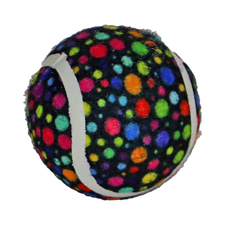 Tennisbal Rainbow stip S 4 st