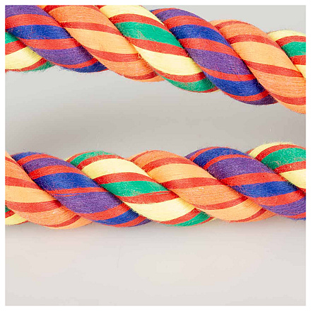 Duvo+ Katoenen Touw met Lus & 5 Knopen