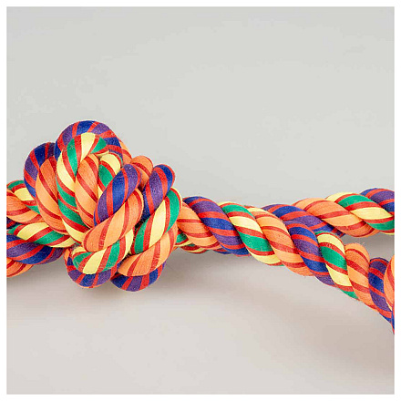 Duvo+ Katoenen Touw met Lus & 5 Knopen