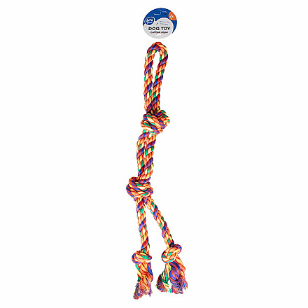 Duvo+ Katoenen Touw met Lus & 4 Knopen