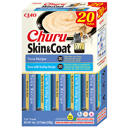 Inaba Churu Skin & Coat 2 Tuna Varieties 20 st