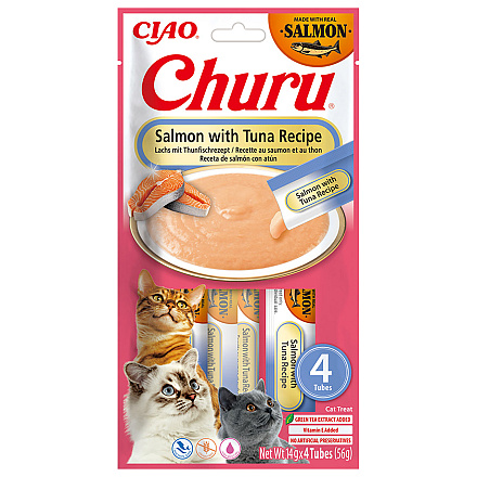 Inaba Churu Salmon & Tuna 4 x 14 gr