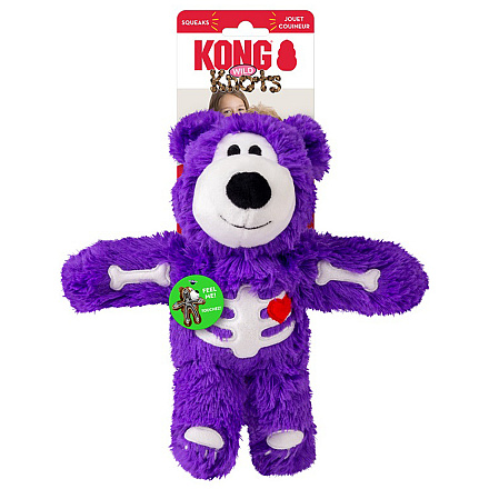 Kong Halloween Wildknots Skeleton Bear Assorti M/L