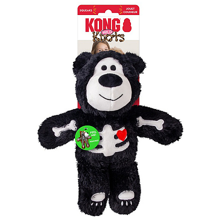 Kong Halloween Wildknots Skeleton Bear Assorti M/L