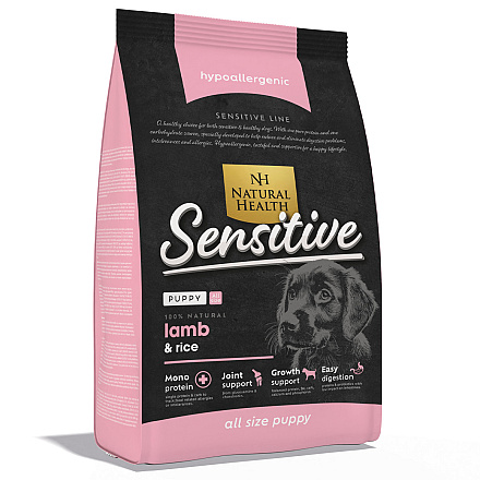 Natural Health Hondenvoer Puppy Sensitive Lamb 2 kg