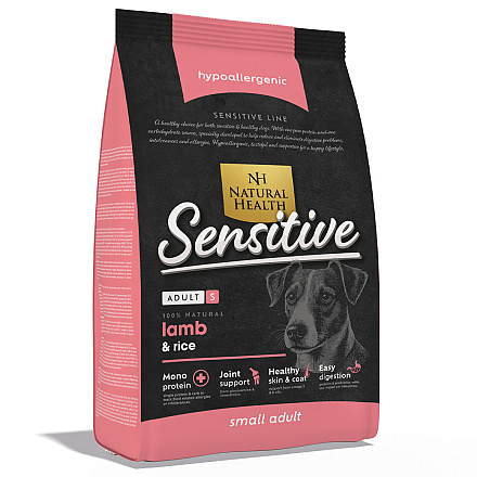 Natural Health Hondenvoer Adult S Sensitive Lamb 2 kg