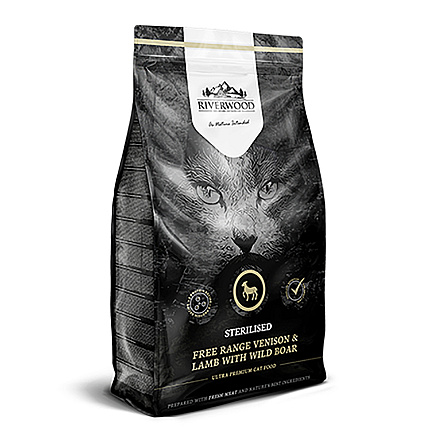 Riverwood kattenvoer Sterilised Venison & Lamb 2 kg