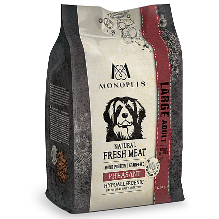Monopets Hondenvoer Fresh Meat Adult Large Pheasant 12,5 kg