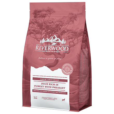 Riverwood Hondenvoer Junior Large Breed Duck & Turkey 2 kg