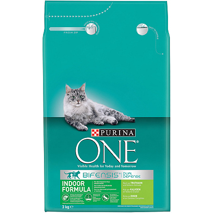 Purina One Kattenvoer Indoor kalkoen 3 kg