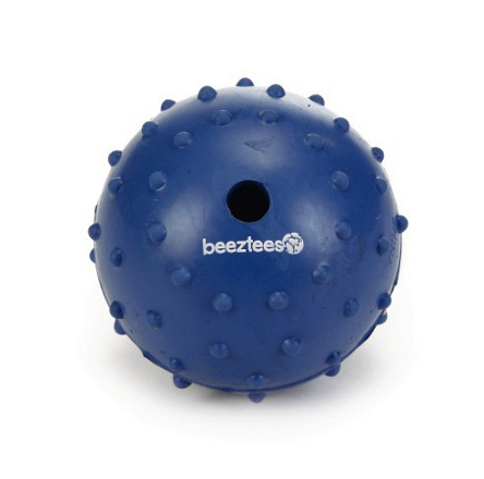 Beeztees speelbal met bel blauw