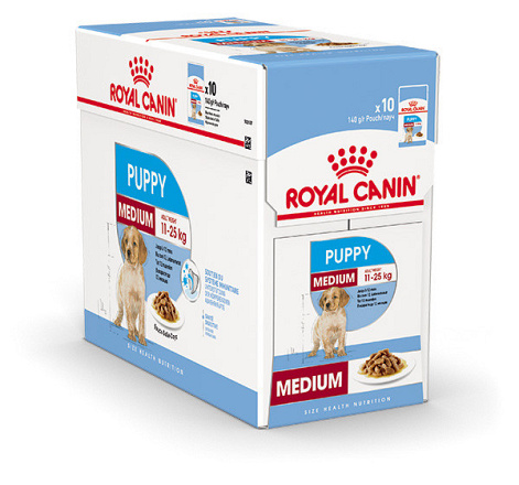 Royal Canin Hondenvoer Medium Puppy 10 x 140 gr