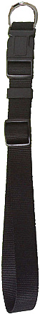 Nylon halsband verstelbaar zwart