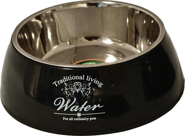 Voerbak Water/Food zwart